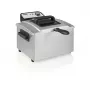 Fritadeira Princess 184090 — fritadeira elétrica de mesa compacta, cesto removível, aço inoxidável