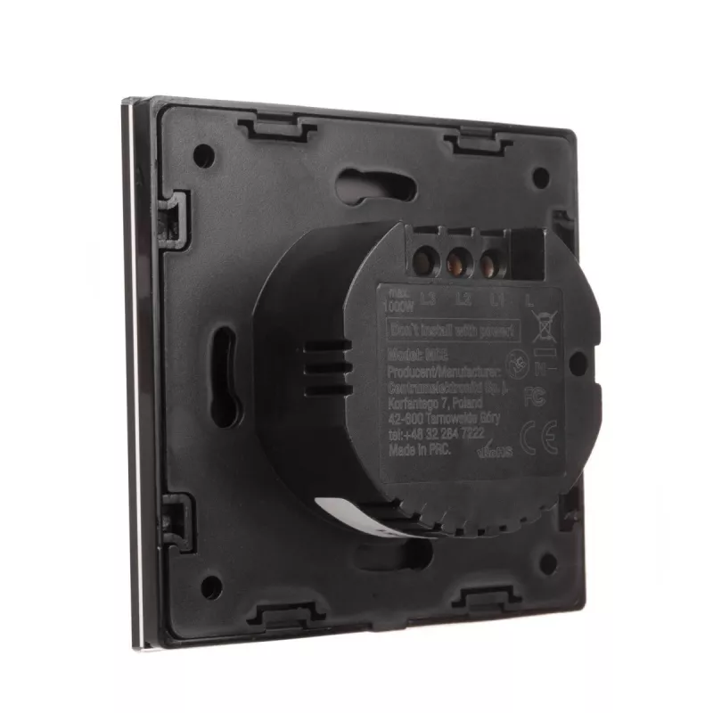 Interruptor de luz tátil Wi‑Fi inteligente MACLEAN MCE715W — operação tátil, conectividade Wi‑Fi
