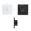 Interruptor de luz tátil Wi‑Fi inteligente MACLEAN MCE715W — operação tátil, conectividade Wi‑Fi