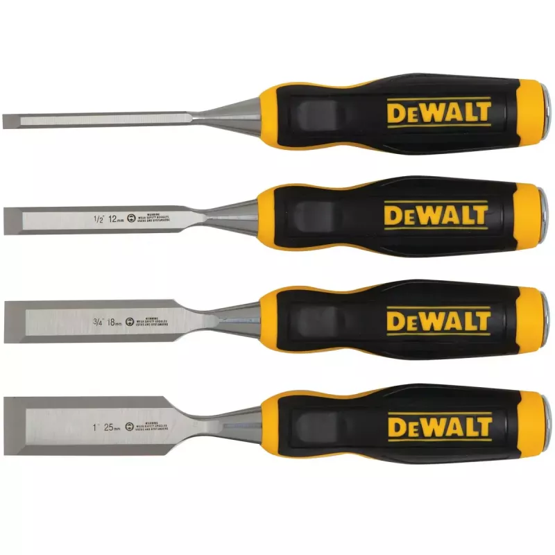 Conjunto de formões para madeira DeWALT DWHT0-16063 4 peças