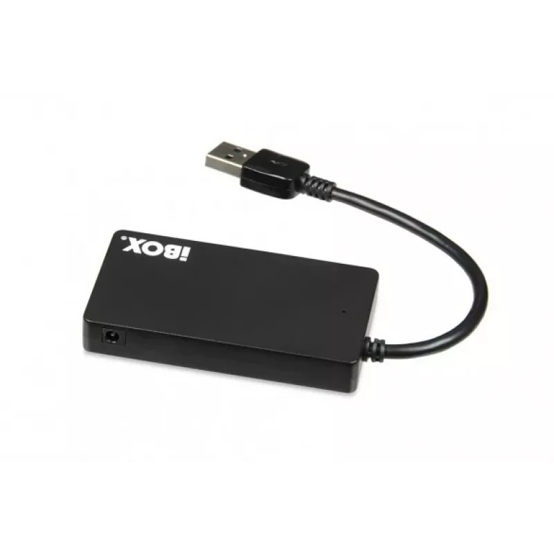Hub de interface iBox IUH3F56 USB 3.2 Gen 1 (3.1 Gen 1) Type-A 5000 Mbit/s Preto