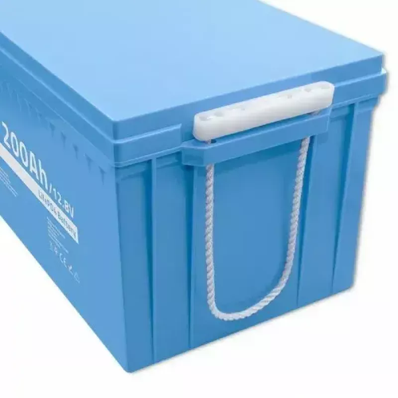 Bateria de veículo Qoltec 53707 Lítio-Ferro-Fosfato 200 Ah 12,8 V