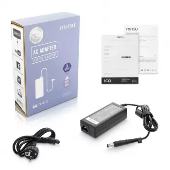Fonte de alimentação MITSU HP 18,5V 3,5A para portáteis HP, MPN 5ZM024