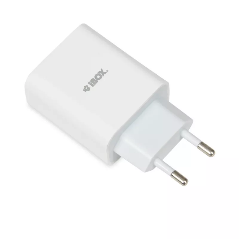 Carregador de interior iBox C-36 Universal Branco Carregamento rápido USB