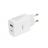 Carregador de interior iBox C-36 Universal Branco Carregamento rápido USB