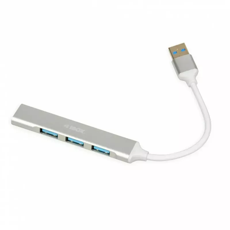 Hub USB IBOX IUH3FAS — 1× USB 3.0, 3× USB 2.0