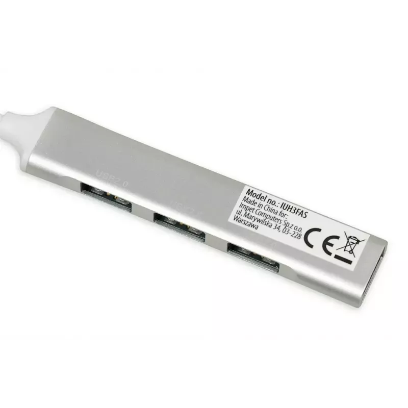 Hub USB IBOX IUH3FAS — 1× USB 3.0, 3× USB 2.0