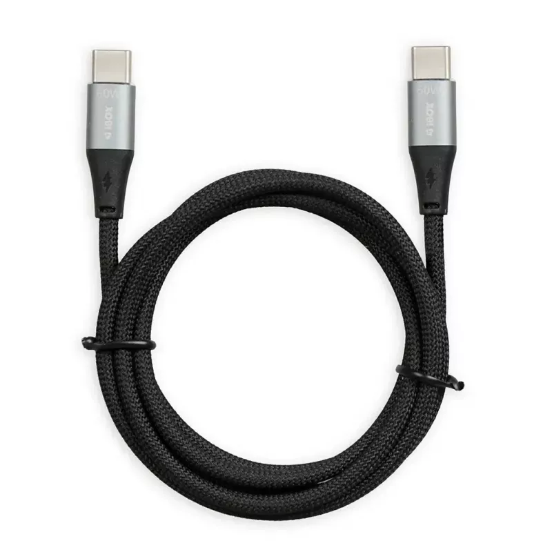 iBOX IKUTC1B Cabo USB-C, 60 W, 1 m, preto