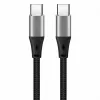 iBOX IKUTC1B Cabo USB-C, 60 W, 1 m, preto