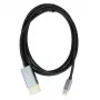 Adaptador de cabo de vídeo IBOX ITVCDP4K USB Type-C para DisplayPort 1,8 m Preto