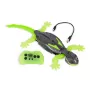 HEX BOTS | Robô lagarto gecko RC interativo de parede | Verde/Cinzento