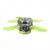 HEX BOTS | Robô lagarto gecko RC interativo de parede | Verde/Cinzento