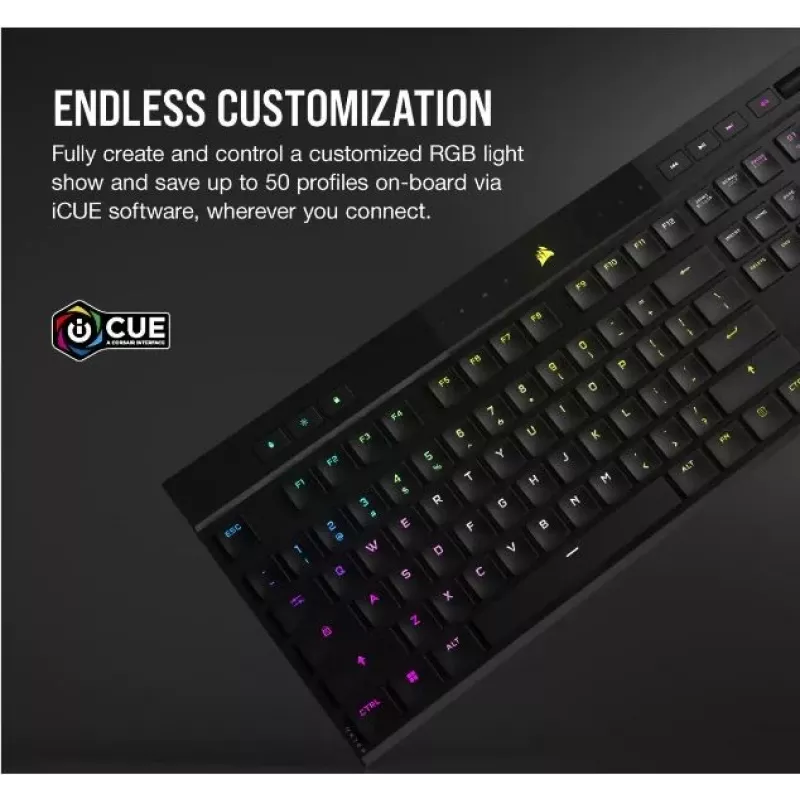 Teclado K100 RGB Air Wireless Ultra Thin Cherry MX