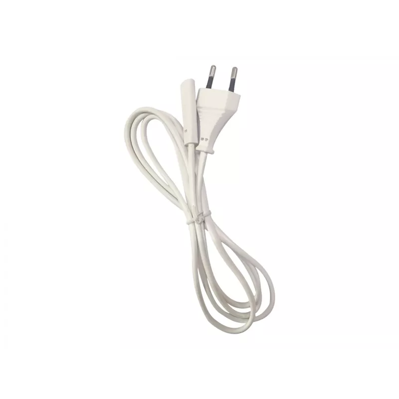 Cabo de alimentação Gembird PC-184/2-W — 1,8 m, ficha Type-C macho para conector C8 fêmea, branco