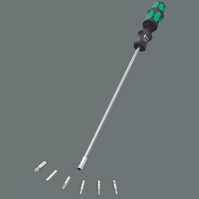 Chave de fendas para bits de sanitário Wera Kraftform compact 27 XL SHK 1 1/4 300 mm (05136075001)