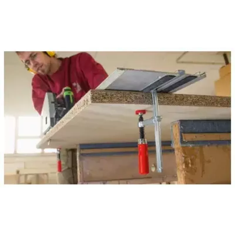 Alicate Bessey GTR12 — Abertura 12 cm, Aço inoxidável, vermelho, Força de aperto 244,73 kg