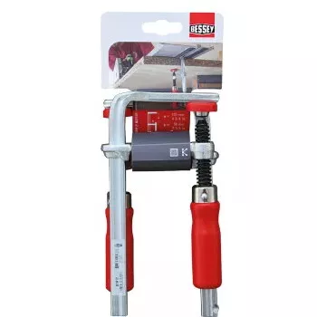 Alicate Bessey GTR12 — Abertura 12 cm, Aço inoxidável, vermelho, Força de aperto 244,73 kg