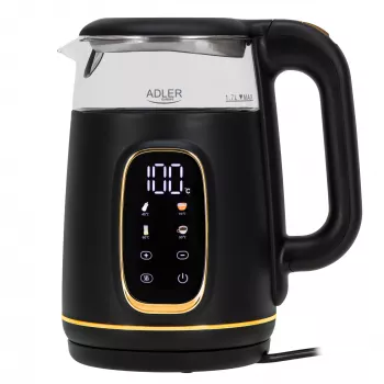 ADLER AD 1305 chaleira preto-dourado