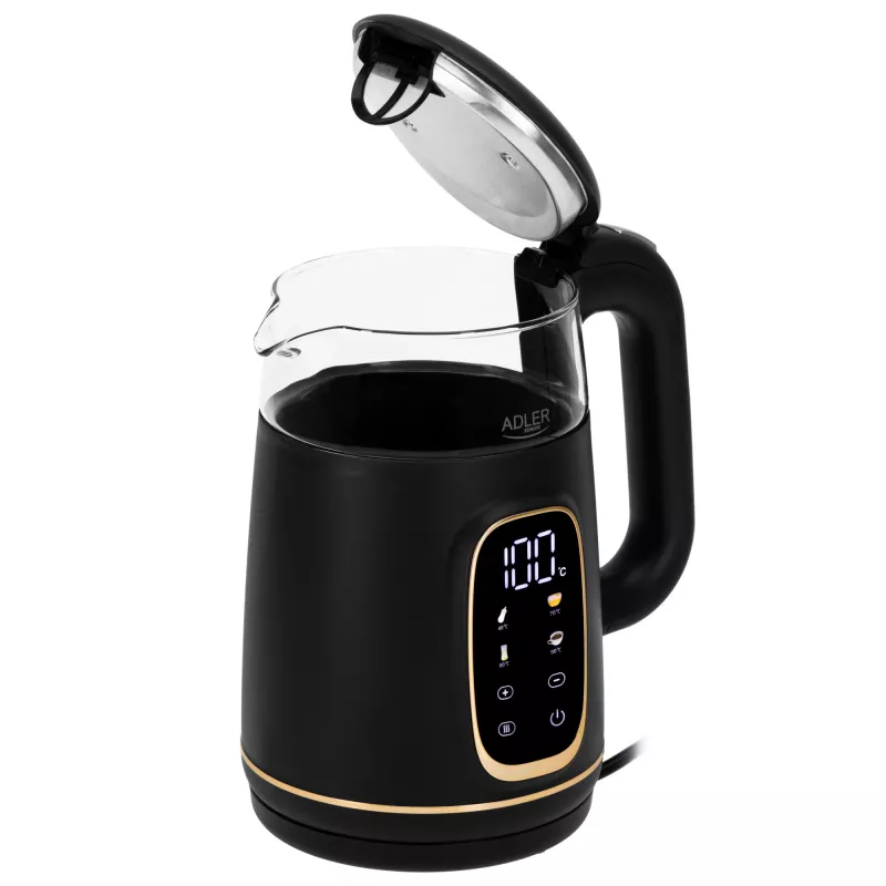 ADLER AD 1305 chaleira preto-dourado