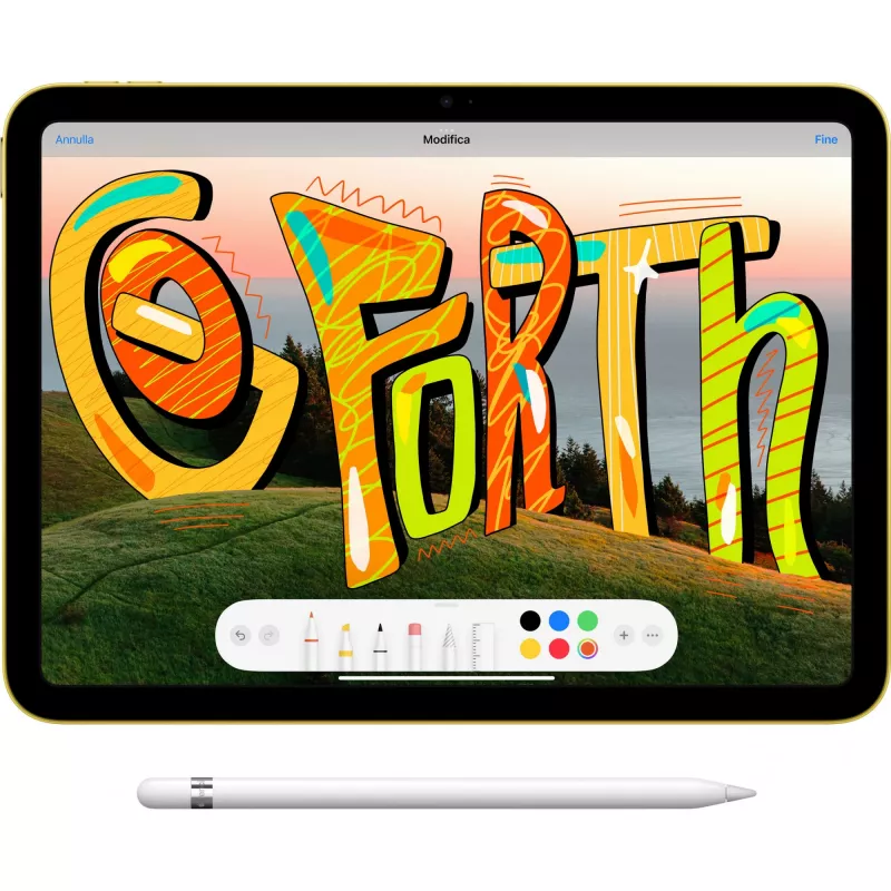 Apple iPad 10.ª geração 10,9 polegadas Wi‑Fi 64 GB – prateado, 27,7 cm (10,9), 2360 × 1640 píxeis, 64 GB, iPadOS 16, 477 g, prateado
