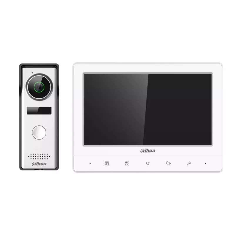 Dahua conjunto de videoporteiro analógico para moradia unifamiliar VTO1000J posto de rua, câmara CMOS 1,3 MPx KTA02