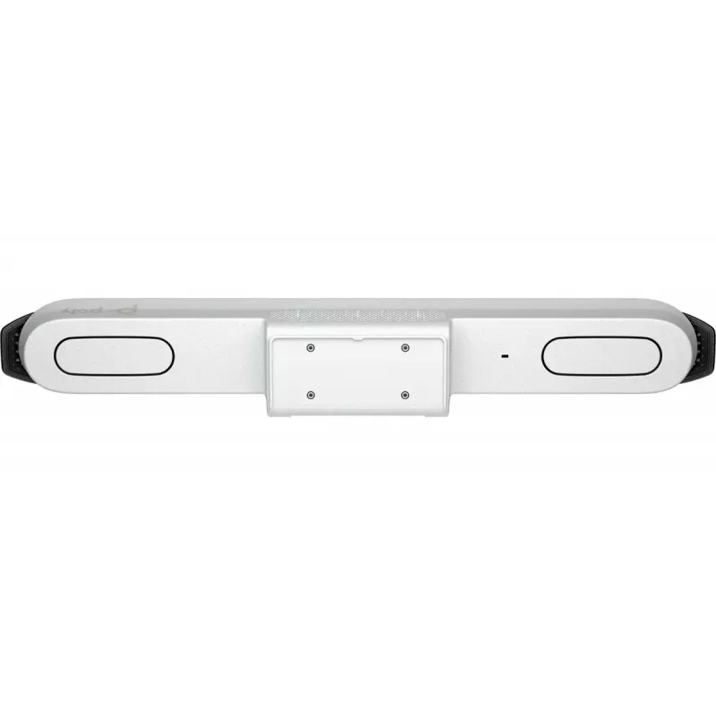 HP POLY POLY Studio X52 barra de vídeo tudo-em-um — 4K UHD, 30 fps, campo de visão de 95°, zoom digital de 5x, Wi‑Fi, Bluetooth, Android, branco