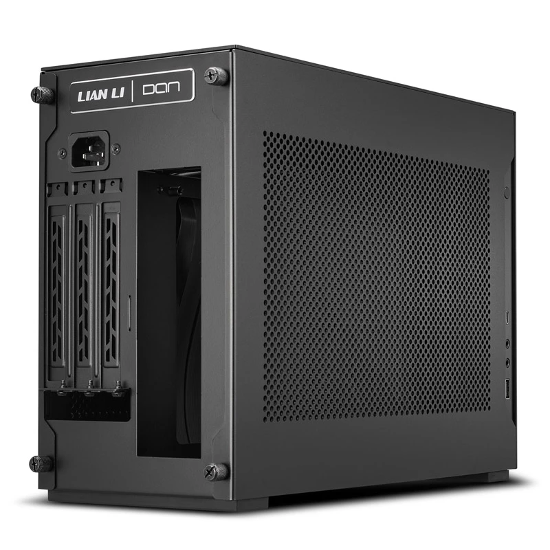 Caixa Mini-ITX Lian Li A4-H2O X4, cabo riser PCIe 4.0 – preto (A4-H2O X4) | ITwork