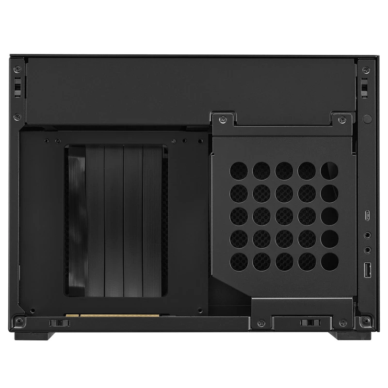 Caixa Mini-ITX Lian Li A4-H2O X4, cabo riser PCIe 4.0 – preto (A4-H2O X4) | ITwork