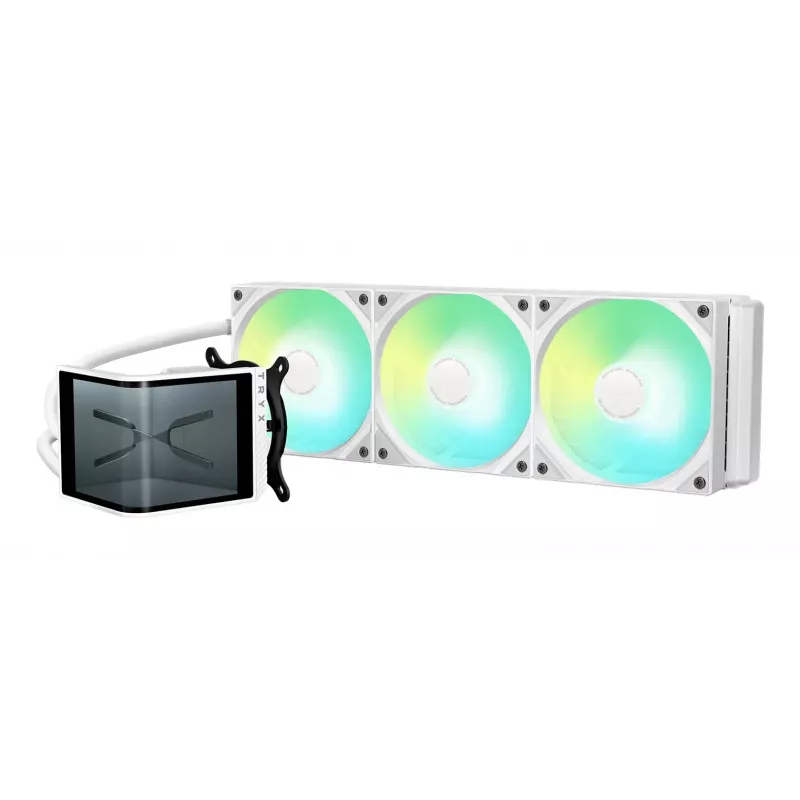 Refrigeração líquida para CPU TRYX PANORAMA SE ARGB 360 com ecrã 3D-AMOLED, radiador de 360 mm