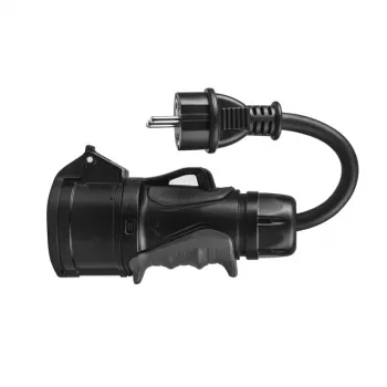 Adaptador Green Cell EVAK01, CEE 16 A 400 V 5P para Schuko 230 V, vermelho