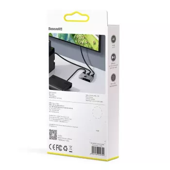Splitter HDMI Baseus Matrix 4K HD cinzento