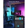 Barras de luz gaming de mesa e suspensas Govee H6047 RGBIC Wi‑Fi, iluminação RGBIC multizona