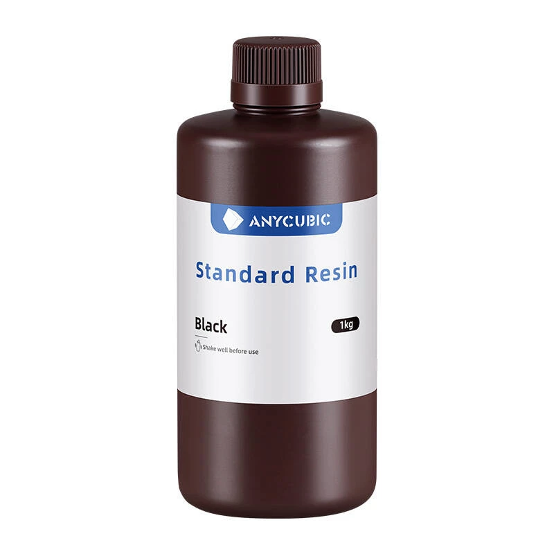Resina AnyCubic SPTBK-104E preta 1 kg — resina de fotopolímero para impressão 3D