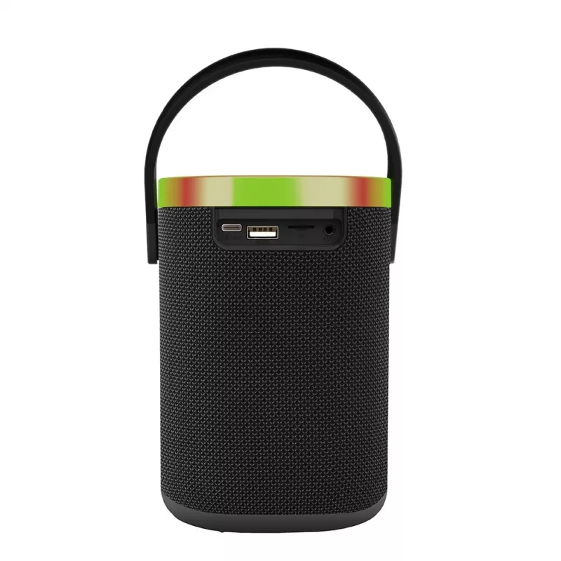 Altifalante portátil GEMBIRD SPK-BT-LED-06, Bluetooth, LED integrado, bateria recarregável