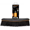 Fiskars 1001416 Vassoura plástico preto, laranja