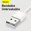 Cabo USB Baseus Superior USB 2.0 1,5 m USB A USB C/Micro USB A/Lightning branco