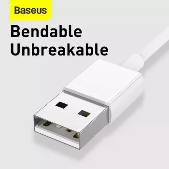 Cabo USB Baseus Superior USB 2.0 1,5 m USB A USB C/Micro USB A/Lightning branco