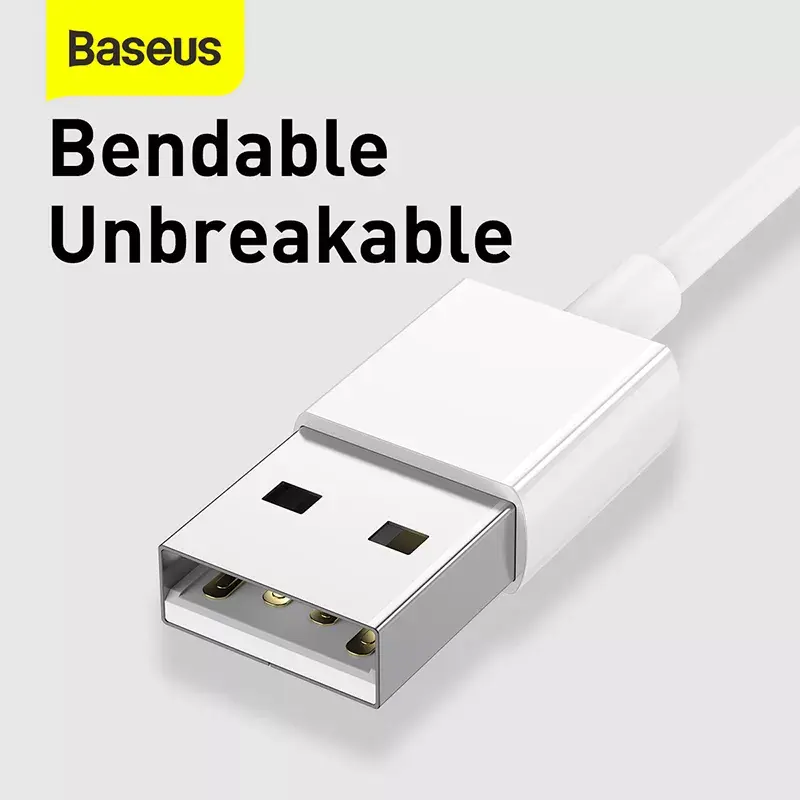 Cabo USB Baseus Superior USB 2.0 1,5 m USB A USB C/Micro USB A/Lightning branco