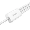 Cabo USB Baseus Superior USB 2.0 1,5 m USB A USB C/Micro USB A/Lightning branco