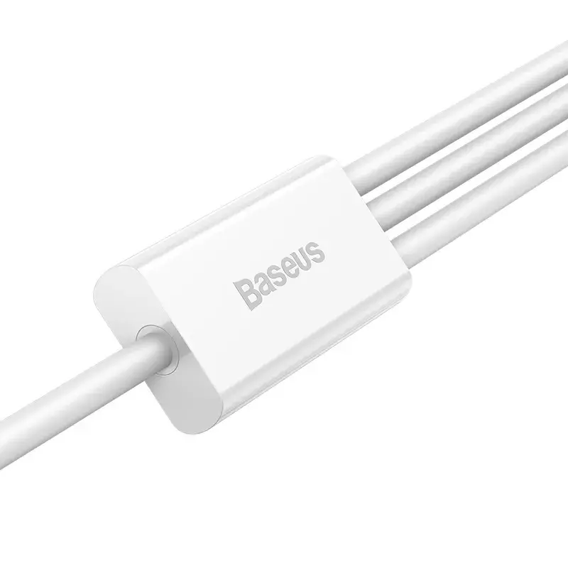 Cabo USB Baseus Superior USB 2.0 1,5 m USB A USB C/Micro USB A/Lightning branco