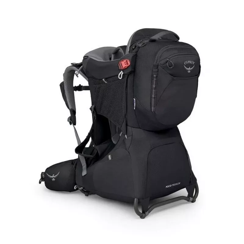 Transporte de criança Osprey Poco Premium Tourist Carrier — Osprey, modelo 10005972/550/O/S, preto, design leve e confortável