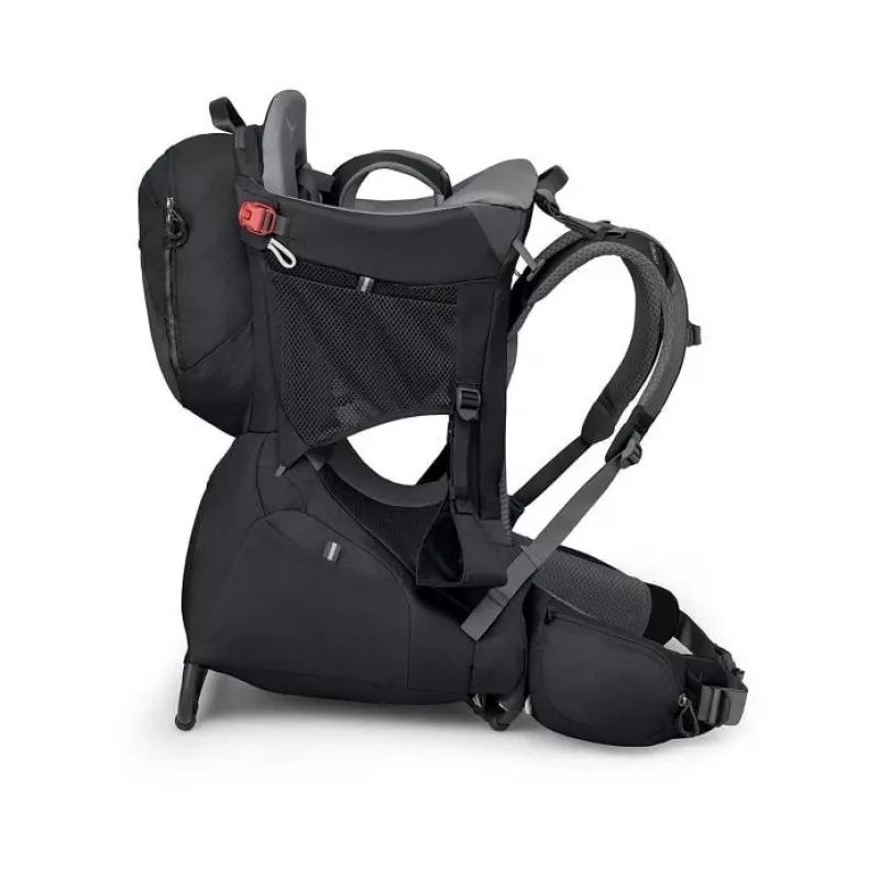 Transporte de criança Osprey Poco Premium Tourist Carrier — Osprey, modelo 10005972/550/O/S, preto, design leve e confortável