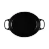 Le Creuset Signature Assadeira preta oval 33 cm