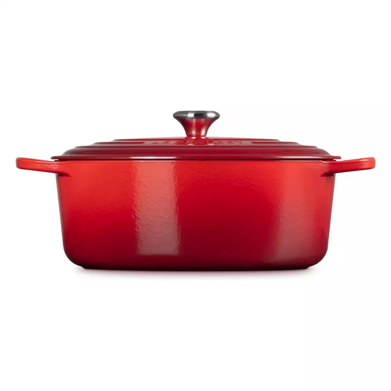 Le Creuset Signature Assadeira oval vermelho cereja 33 cm