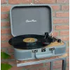 Gira-discos maleta Lenco TT-116GR leitor de vinil portátil com Bluetooth 5.0, USB, AUX, altifalantes incorporados, 4W, suporta discos de 7/10/12 polegadas