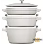 Staub La Cocotte 4,2 L caçarola redonda de ferro fundido