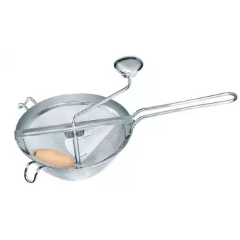 Passador de cozinha GEFU FLEISSIGES LIESCHEN aço inoxidável redondo 199 mm