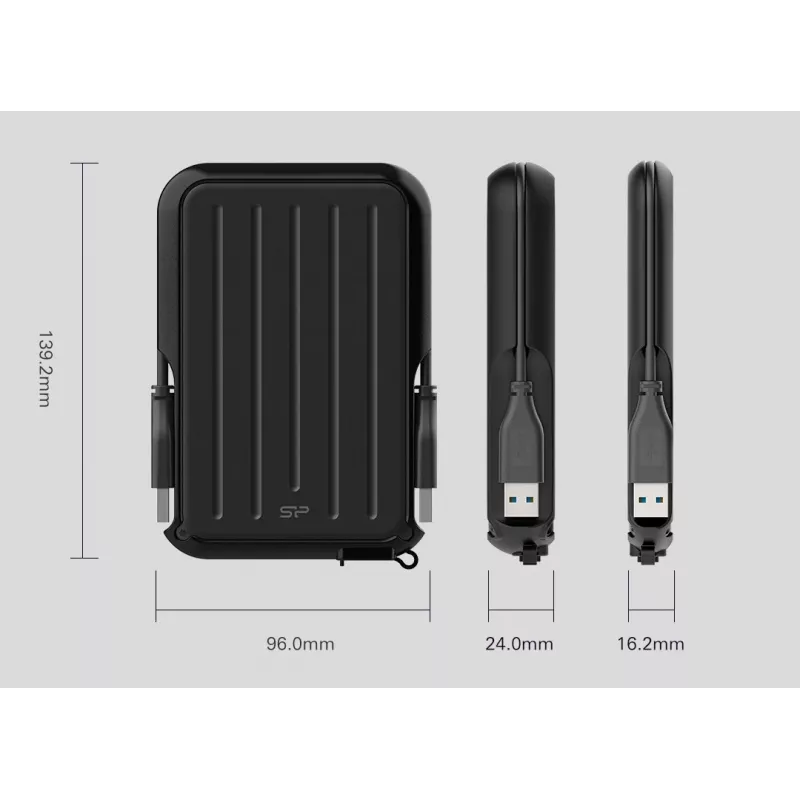 Disco externo Silicon Power 4TB USB Type-A 3.2 Gen 1 A66