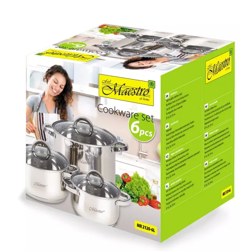 Maestro MR-2120-6L A conjunto de 6 panelas