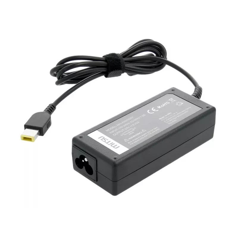 Fonte de alimentação MITSU para Lenovo 20V 3,25A (modelo 5ZM039) carregador de portátil compatível